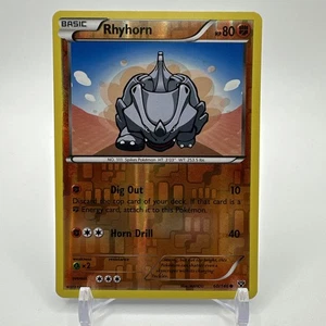 Rhyhorn 60/146 Pokemon XY 2014 Base Set Unlimited Reverse Holo LP - Picture 1 of 3