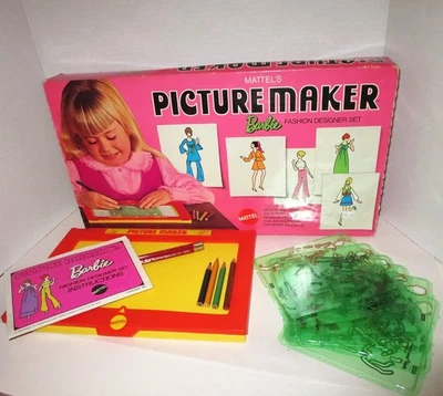 Vintage 1969 Barbie Picture Maker Fashion Designer Set Mattel - Image 1 of 4