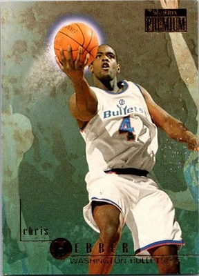 1996-97 SkyBox Premium #129 Chris Webber Basketball Card 7CC - Image 1 of 2