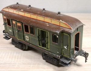 Vagón postal Märklin 1844/1, antiguo, pintado a mano, chapa / escala 1 - Imagen 1 de 5