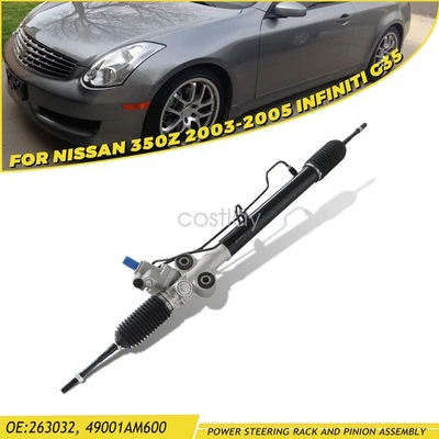 Power Steering Rack and Pinion Assembly For Nissan 350Z  INFINITI G35 2003-2005 - Image 1 of 4