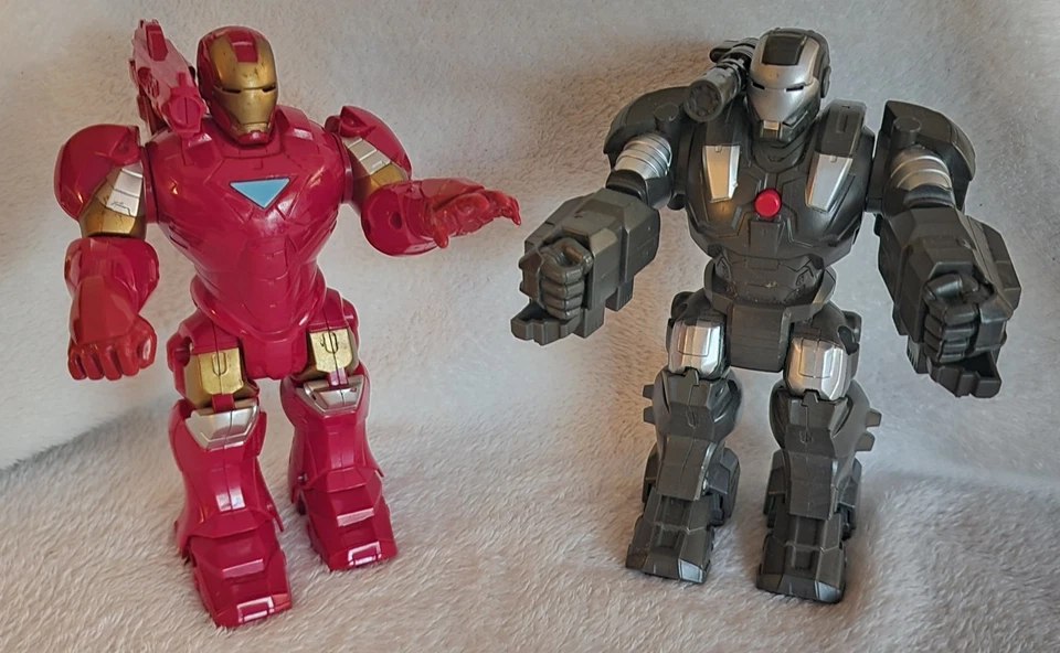  Lote de carga de armadura máquina de guerra y robots caminantes Iron Man 2010 Marvel Hasbro Foto 1 de 4
