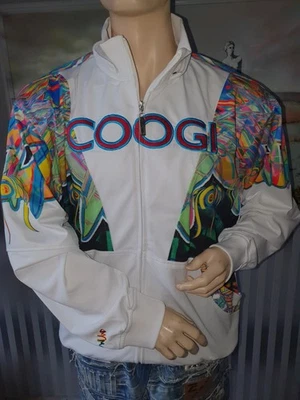 Coogi 00s Jacke, Sweatjacke, Trainingsjacke, Mega Bunt, Gr: XL, Herren,  wie neu - Bild 1 von 4