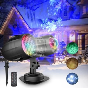 3-in-1 Christmas Projector Lights Outdoor, Holiday Light Projector with Snowf... - Picture 1 of 7