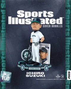 Ichiro Suzuki Seattle Mariners Very Rare Sports Illustrated Cover Bobblehead - Picture 1 of 2