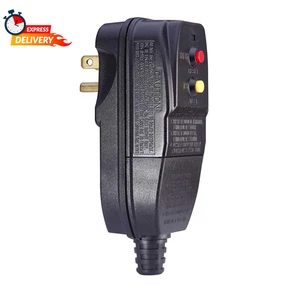 Ersatz GFCI Stecker für Hochdruckreiniger Pool Pumpe 15Amp 3 Zinken Leitungsschutzschalter - Bild 1 von 8