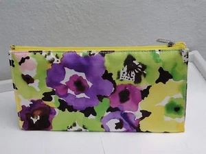 New Clinique Pretty Floral Cosmetic Make up Fashion Purse Bag - Picture 1 of 3