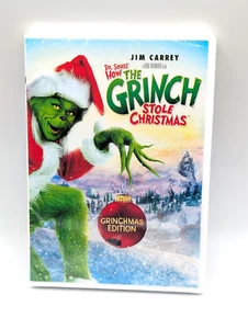Dr. Seuss' How The Grinch Stole Christmas DVD Grinchmas Edition Jim Carrey NEW - Picture 1 of 11