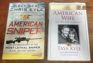 TAYA KYLE American Wife SIGNED 1ST EDITION & American Sniper Chris Kyle 1st Edit - Bild 1 von 11