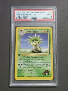 PSA 9 1ª EDICIÓN ERIKA'S EXEGGUTOR 44/132 GYM HEROES SET - COMO NUEVO - Imagen 1 de 4