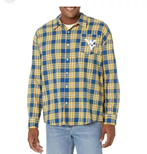 Foco NCAA West Virginia Mountaineers kariertes langärmeliges Flanellshirt für Herren (2XL) - Bild 1 von 6