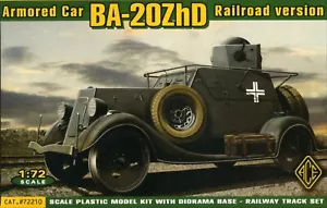 OOP Ace 72210 1/72 (20mm) BA-20 ZhD Railroad Ver / Pz.Spwg 202® Panzerwagen - Bild 1 von 7