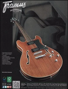 Framus Mayfield Legacy Natural High Polish guitar original advertisement print - Picture 1 of 3