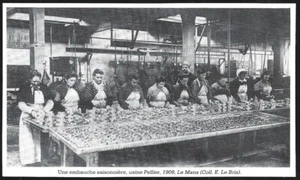 1985 -- USINE PELLIER LE MANS 1909 . EINE SAISONALE EINSTELLUNG. 4B570 - Bild 1 von 1