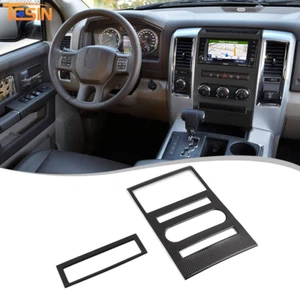Cubierta interior de la consola central para Dodge Ram 1500 2010 2011 12 fibra de carbono - Imagen 1 de 11