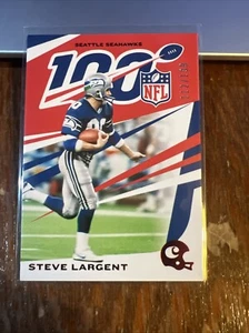 Steve Largent 2019 Panini Chronicles NFL 100 Red #87 HOF /199 Seahawks  - Bild 1 von 6