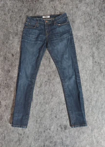 Baldwin Jeans Womens 26 Blue The Rivington Mid Rise Peg Leg Crop Denim Stretch - Picture 1 of 10