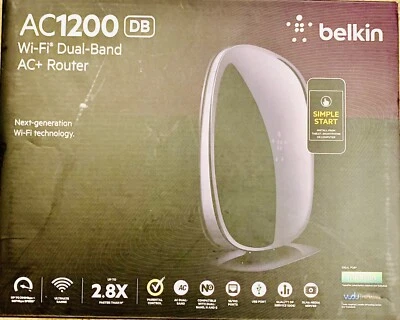 Belkin AC 1200 DB Wi-Fi Router - Image 1 of 4