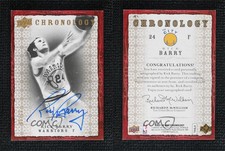 2007-08 Upper Deck Chronology Gold Auto /10 Rick Barry #81 Auto HOF