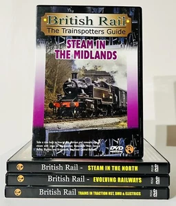 British Rail Trainspotters Guide DVD Bundle x 4 Region Free Trains Railways - Picture 1 of 5