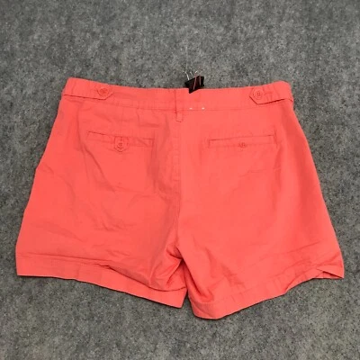 Calvin Klein Shorts Womens Size 8 Coral Faded Weathered Faded Chino 5 Inch Midi - Image 1 of 4