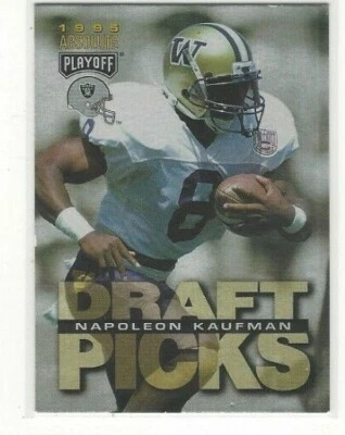 1995 ABSOLUTE PLAYOFF FOOTBALL REGULAR BASE SERIES SINGLES #'S 1-200 - Image 1 of 2