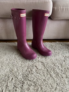 light purple hunter boots