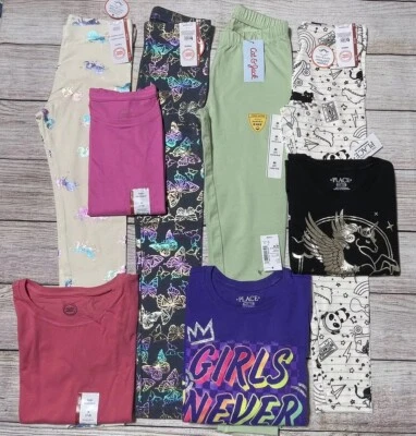 Girls Lot Of Clothes Size M (8). NWT! 8 Pieces For Fall/Winter. Colorful - Image 1 of 4