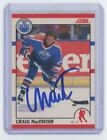 1990-91 Score Craig MacTavish cartes de hockey automatique #258