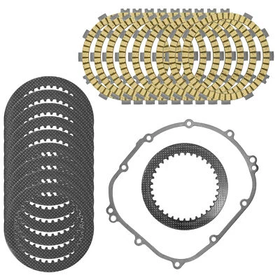 Clutch Friction Steel Plates Kit for Kawasaki Z750S Z750 ZR750 2005 2006 - 2010 - Image 1 of 4
