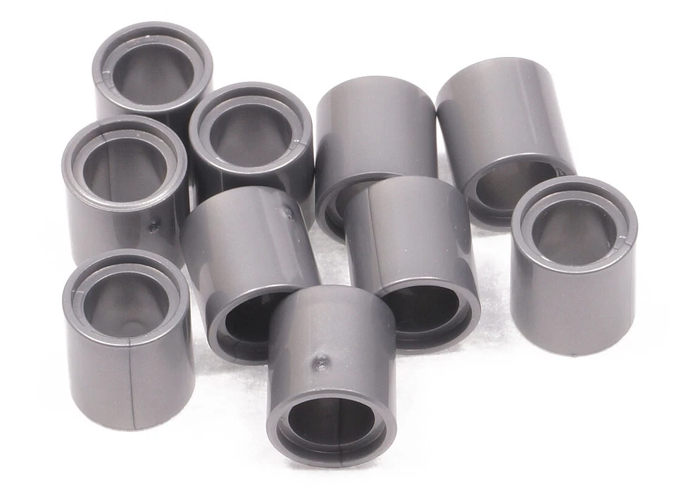 LEGO Technik - 10 Pin Verbinder Hülsen 1x1x1 silber - flat silver 18654 NEUWARE  - Bild 1 von 1