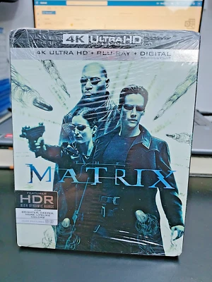 The Matrix (4K UHD Blu-ray/Blu-ray 2018) W/slipcover sealed under wrap!!! - Image 1 of 4