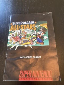 Super Mario All Stars Nintendo SNES Manual Only ~ Instruction Booklet - Picture 1 of 3