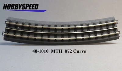 MTH REALTRAX O72 CURVED TRACK SINGLE SECTION BULK O GAUGE railroad 40-1010 NEW - Image 1 of 3