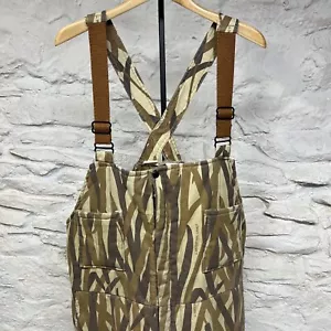 Walls Blizzard Pruf Waterfowl Camo Insulated Overalls Duck Hunting Quilted USA - Picture 1 of 14