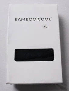 Bamboo Cool Men's Breathable Light Underwear Boxer Briefs DH3 Black XL NWT - Picture 1 of 4