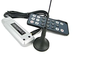 PC USB DVB-T Clé / Récepteur avec Antenne DVB-T + Télécommande | TV Stick - Photo 1/2