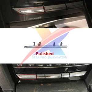 Center Left A/C TEMP Switch Button Trim Strip Chrome For Mercedes W212 E 2008-14 - Picture 1 of 12