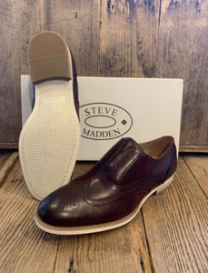 Steve Madden Wingtip Leather size 9.5 - Picture 1 of 2