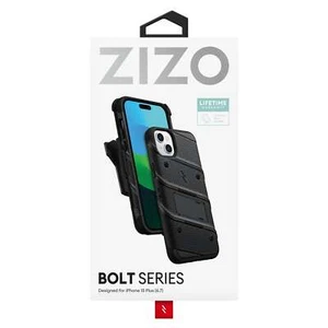 ZIZO BOLT Bundle Case with Tempered Glass For Apple iPhone 15 Plus (6.7") Black - Picture 1 of 6
