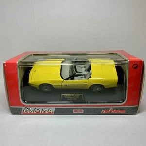 Majorette Club 1/24 Chevrolet Corvette Roadster Yellow Pace Car 1985 Indy 500 - Picture 1 of 15