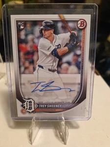 2025 Bowman Trey Sweeney (RC) Auto #PRV-TSA - Detroit Tigers - Picture 1 of 2