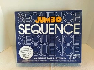 Jumbo Sequence Game 32x27 Playing Mat Sealed Cards Vintage 1996 New Open Box - Picture 1 of 10