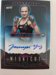 2024 Topps Midnight UFC Yazmin Jauregui Stroke of Auto RC Rookie #SMA-YJI - Bild 1 von 2