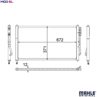 CONDENSER AIR CONDITIONING AC 218 000S FOR FORD FOCUS/Van/Turnier/Clipper 2.0L - Image 1 of 4