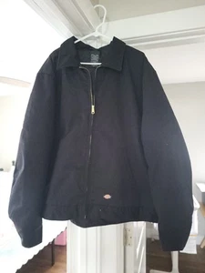 Chaqueta Dickies Para Hombre 2XL Negro Forro Acolchado Abrigo Granero - Imagen 1 de 8