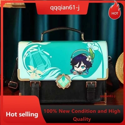 Genshin Impact Xiao Zhongli Kazuha Venti Spot Student Backpack Anime Bag Handbag - Image 1 of 4