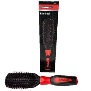 Snap On Tools Hair Brush Soft Grip handle inspired red/black NEW!!!!! - Picture 1 of 9