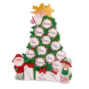 Peppermint Tree Table Display Personalized Christmas Tree Ornament - Picture 1 of 2