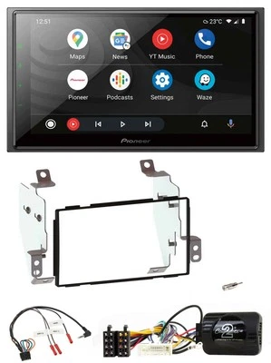 Pioneer USB 2DIN DAB Lenkrad Bluetooth Autoradio für Nissan Note E11 2009-2013 - Bild 1 von 4